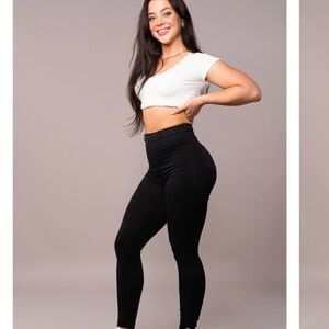 Black High-Waisted Jeans